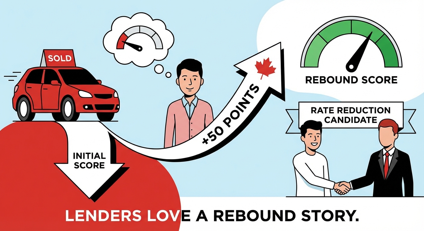 Car Refinancing in Canada illustration