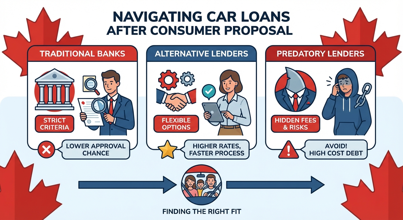 how to get a car loan after a consumer proposal illustration