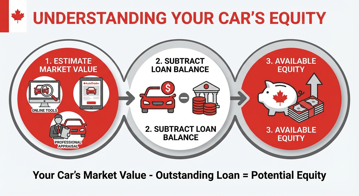 cash out car refinance for self employed Canada no income verification illustration