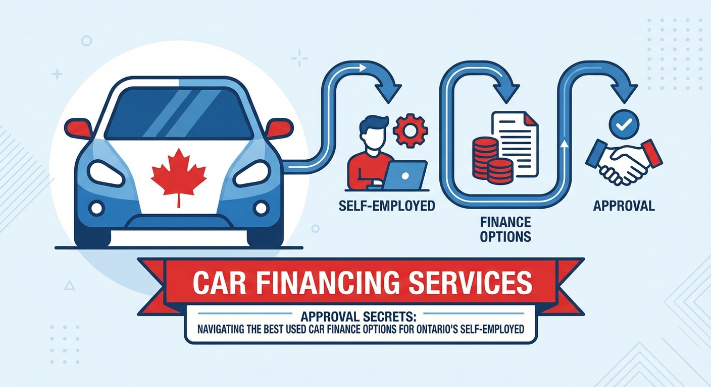 cash out car refinance for self employed Canada no income verification illustration