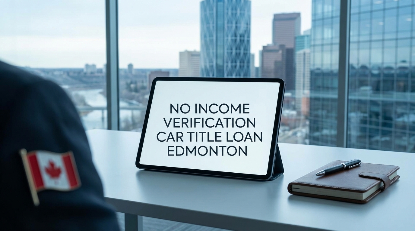 Your Car's Title: The Only Income Verification Edmonton Needs.