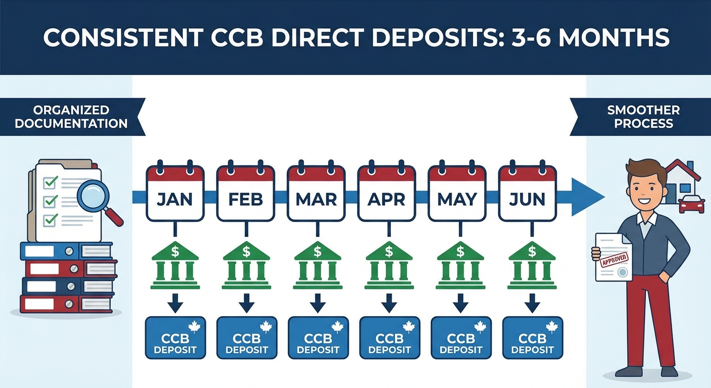 refinance car loan with child tax benefit income British Columbia illustration