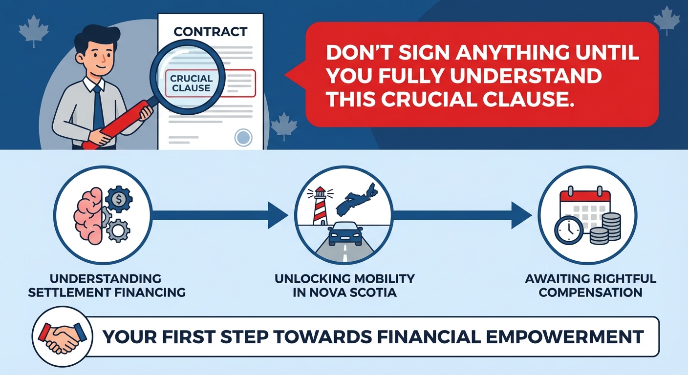 How to finance a car while awaiting a legal settlement in Nova Scotia? illustration