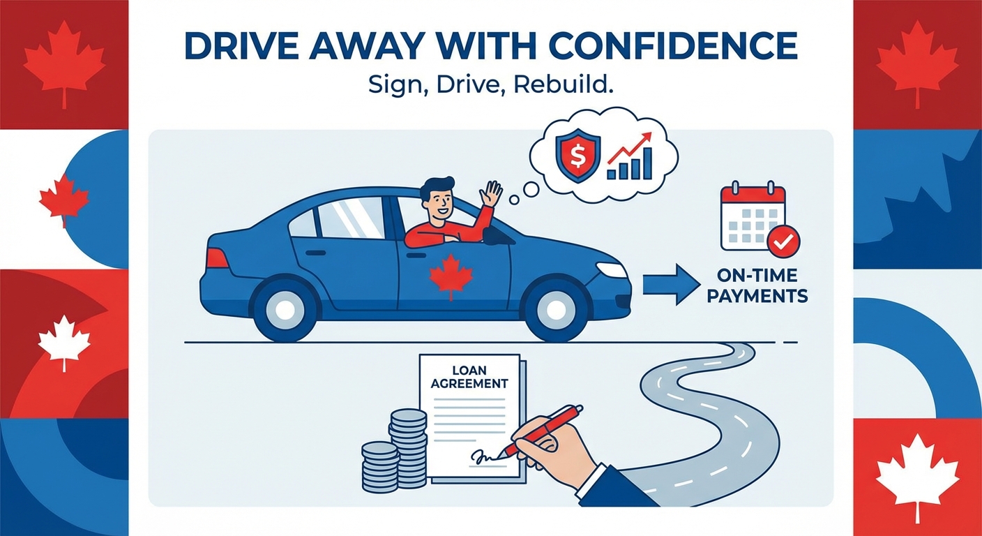 Can I get a car loan if my ex ruined my credit in Calgary? illustration