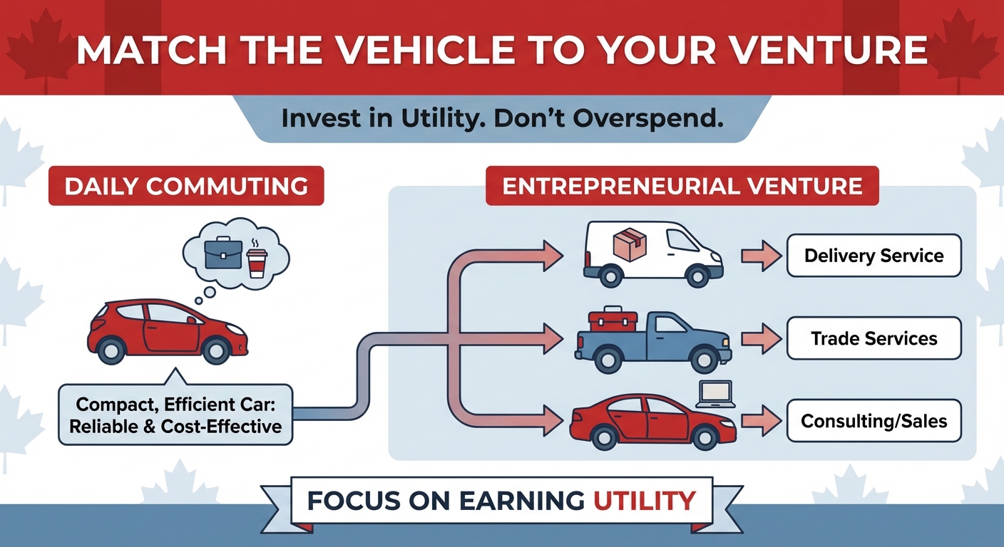 Auto financing for new entrepreneurs with inconsistent income British Columbia illustration