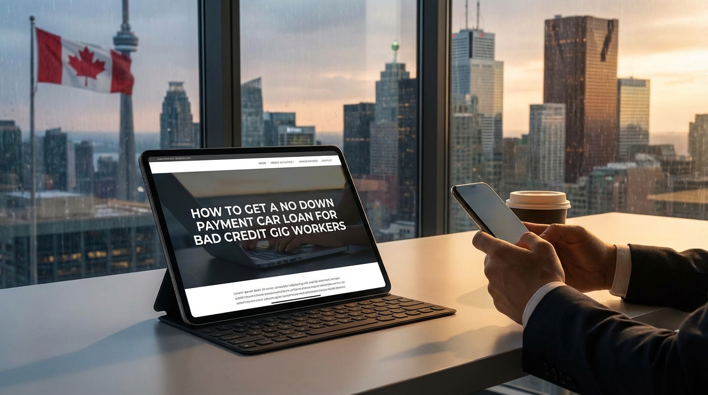 Down Payment? We Prefer 'Empty Wallet' Car Loans for Gig Workers, Ontario.