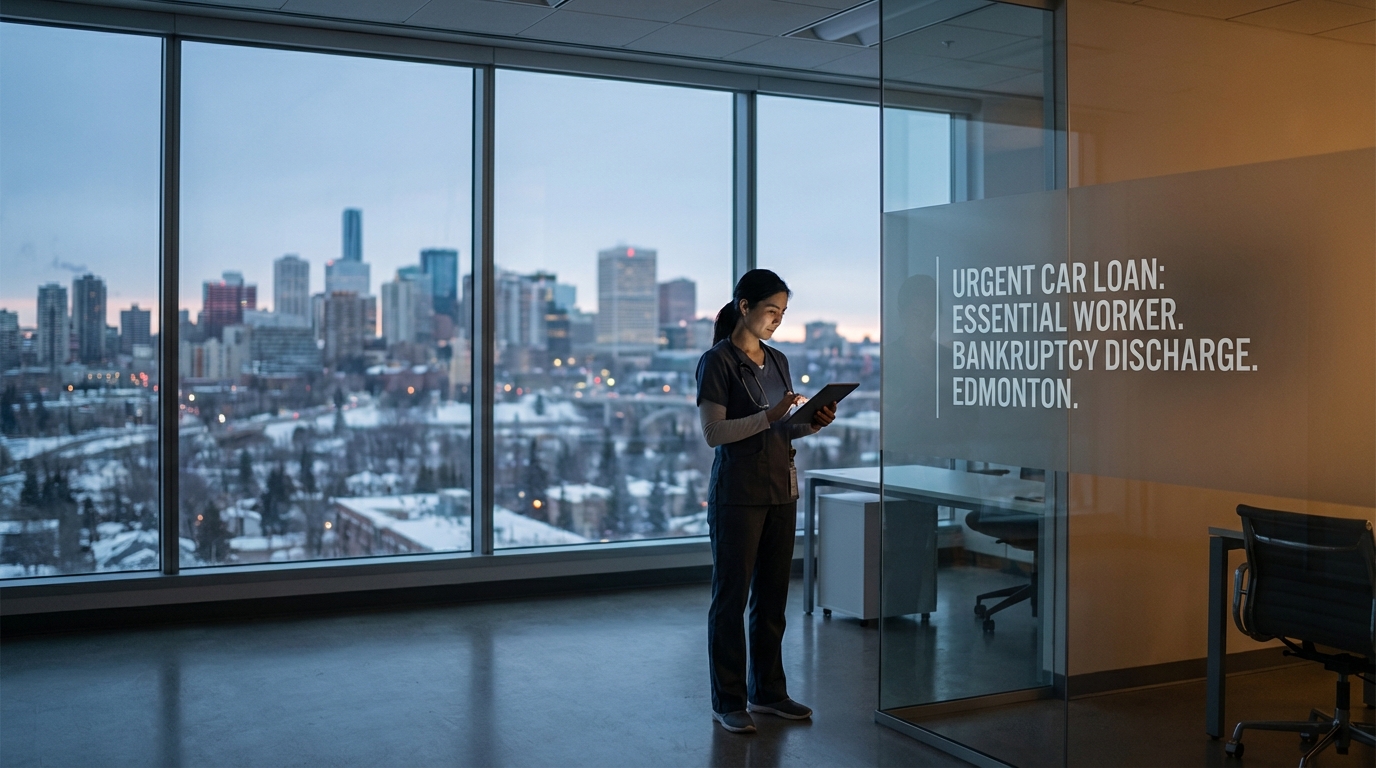 Edmonton Essential: Your Bankruptcy's Discharged. Your Drive Isn't.