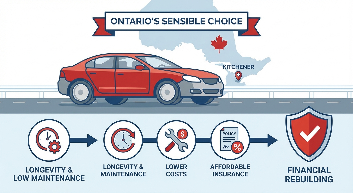 car loan for essential worker after bankruptcy Ontario illustration