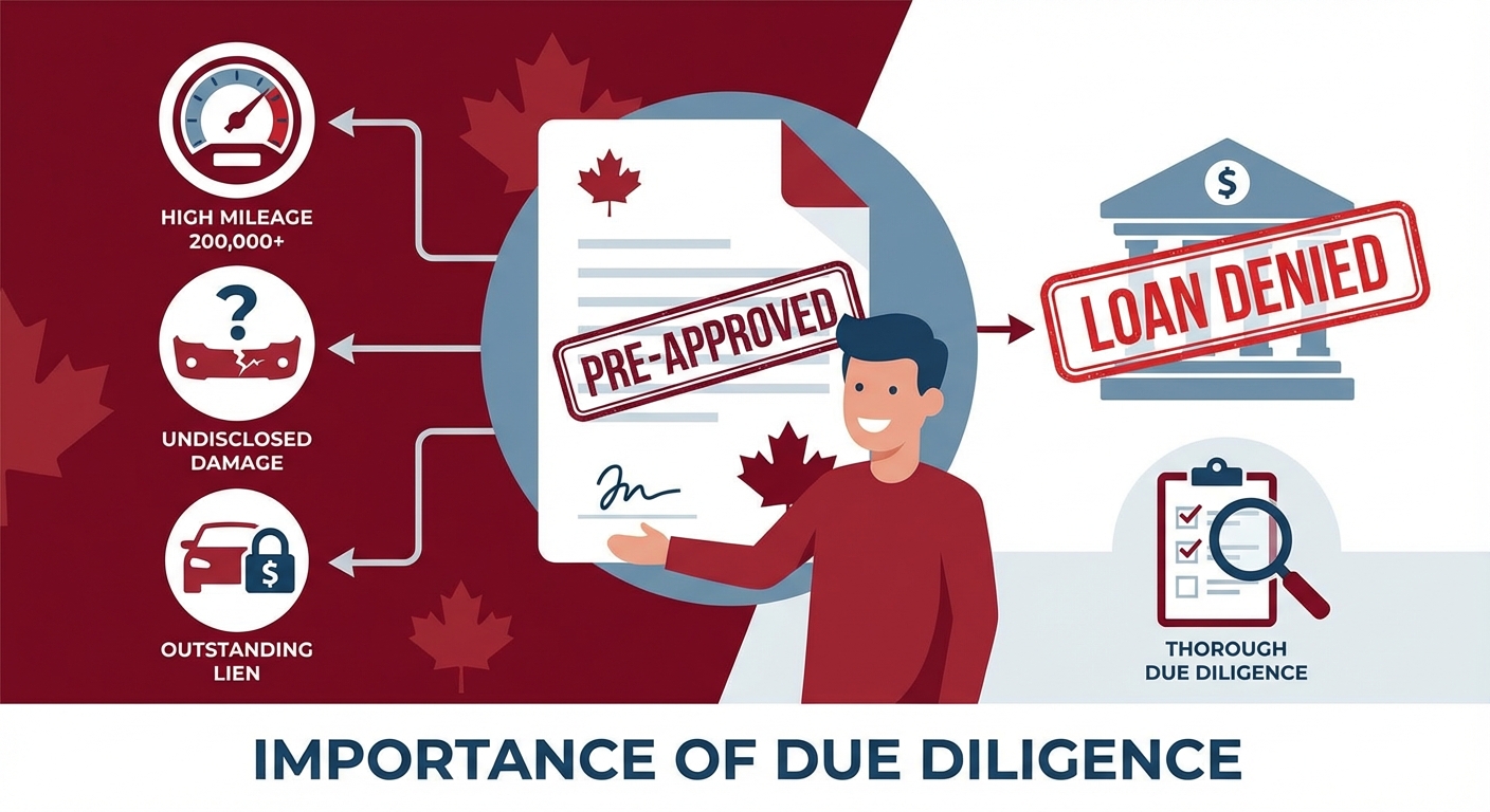 Which lenders offer financing for private car sales with pre-approval in Ontario? illustration
