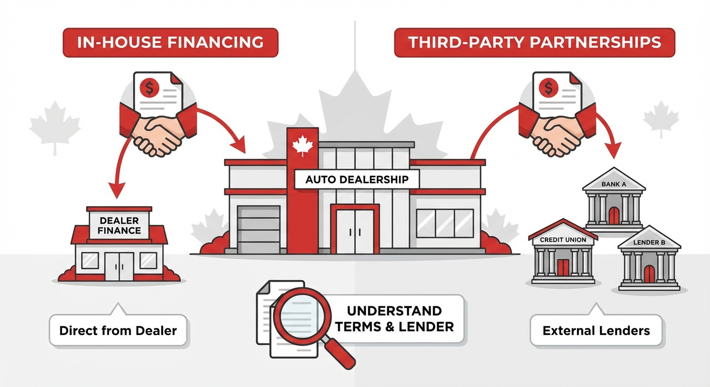 Urgent car loan for essential worker with active collections in Toronto illustration