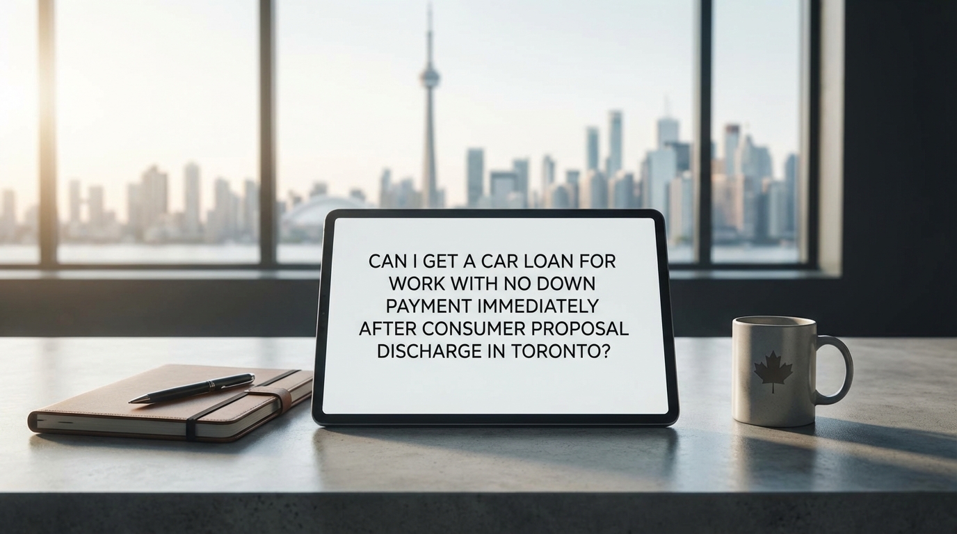 Toronto: Your Post-CP, No-Down Work Car. (Yes, *Today*.)