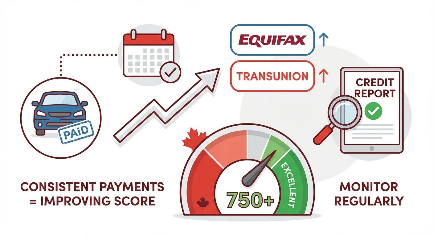 What's the fastest way to rebuild credit with a car loan after consumer proposal discharge? illustration