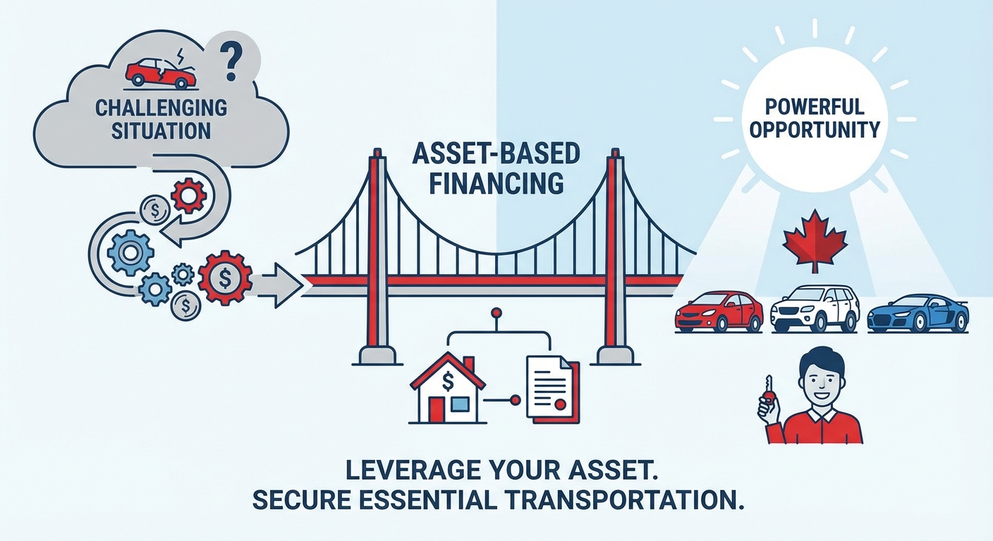 home equity car loan bad credit Canada illustration