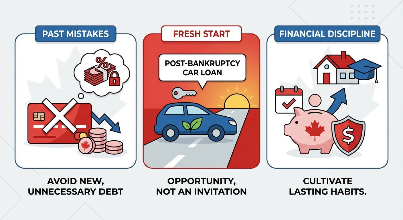 how to get a no down payment car loan right after bankruptcy Canada illustration