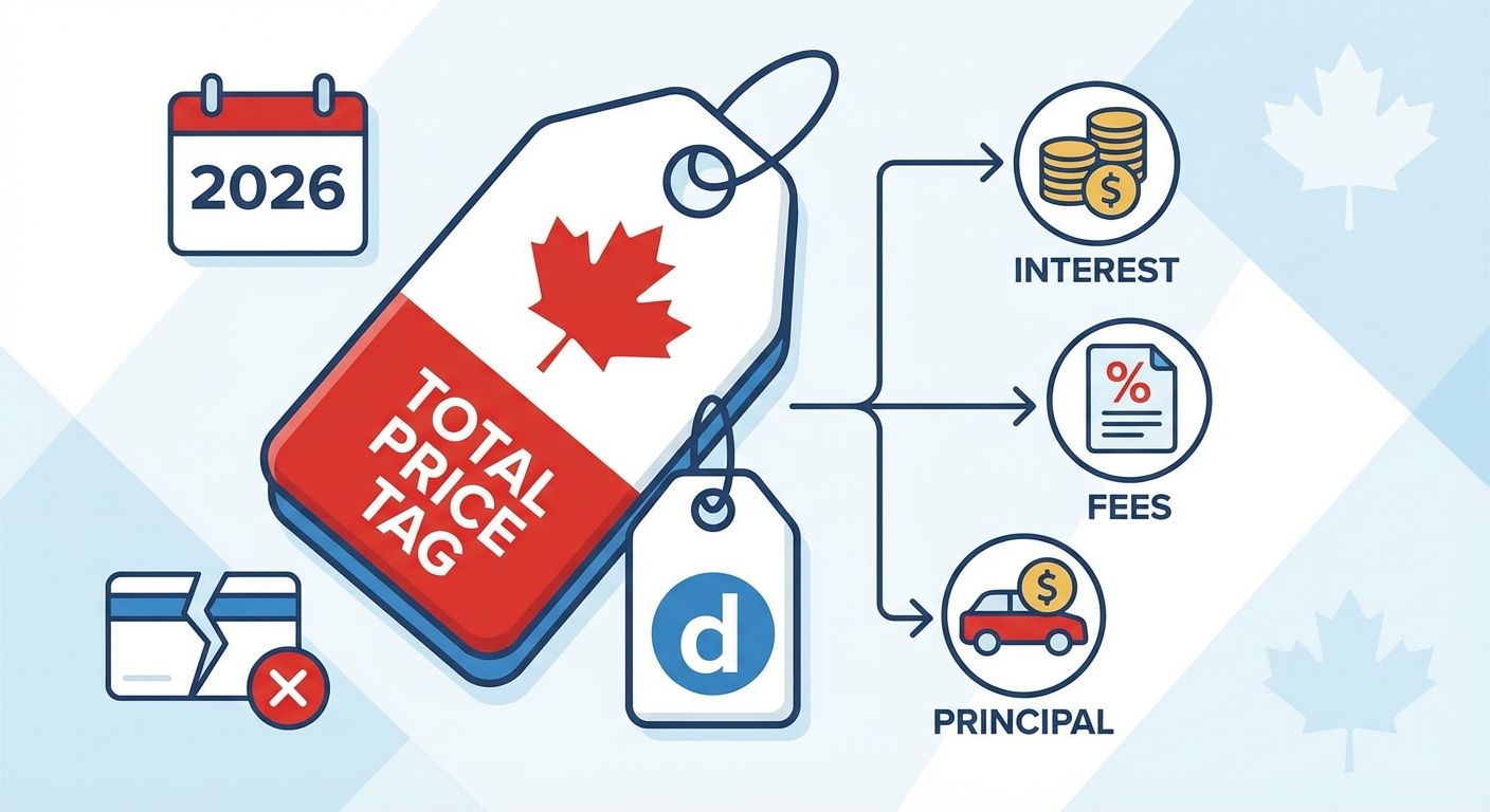 Car loan to consolidate payday loans with bad credit Canada illustration