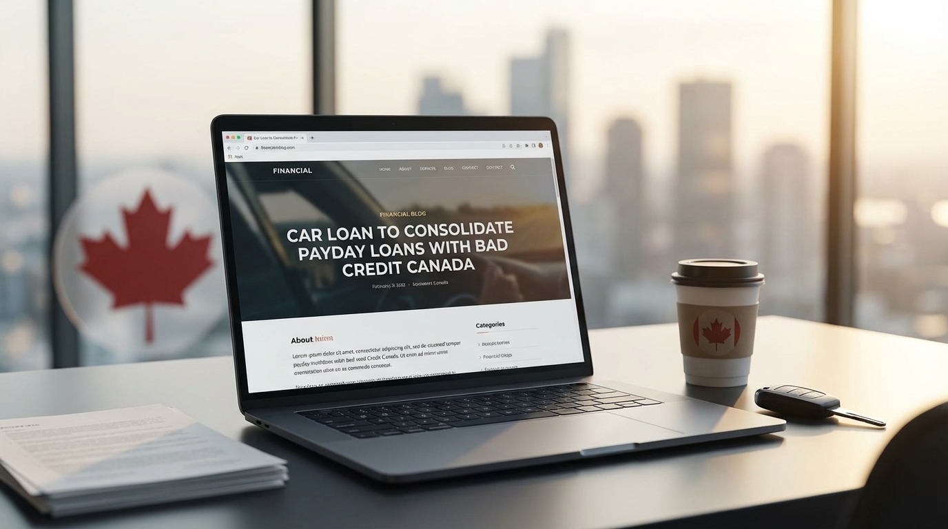 Bad Credit Car Loan: Consolidate Payday Debt Canada 2026