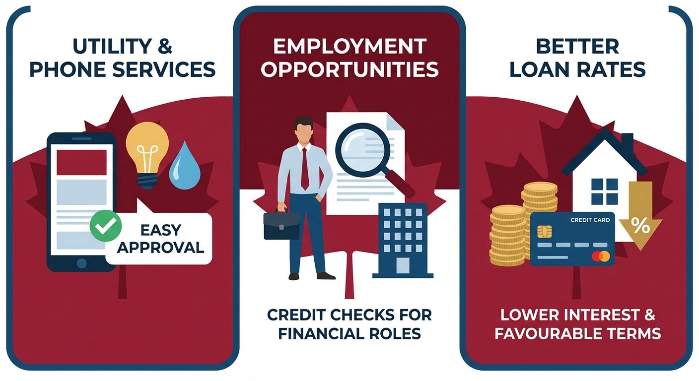 buying a car with no established credit in Canada illustration