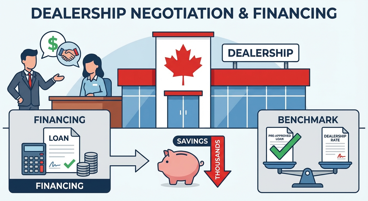 zero down car finance for retirees with investment income Canada illustration