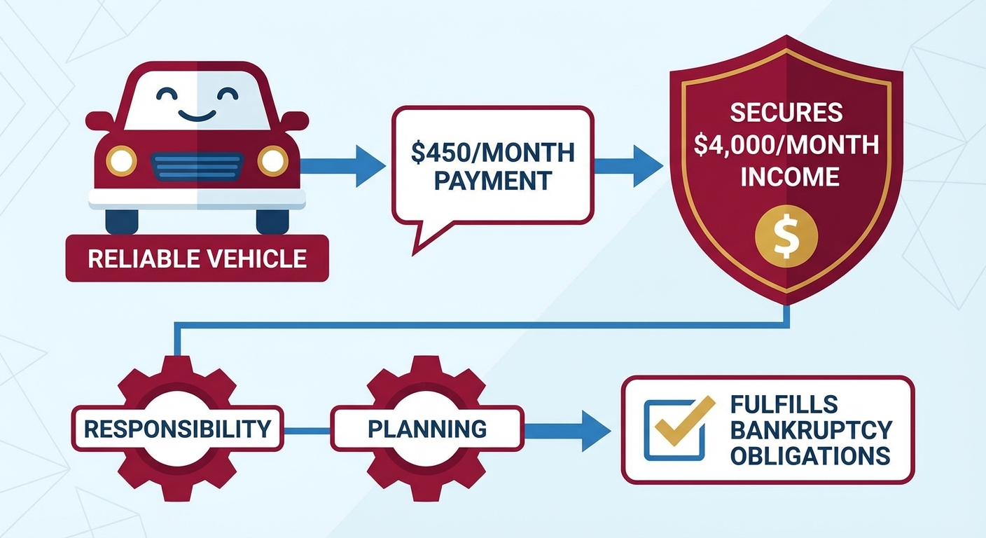 car loan during active bankruptcy Ontario illustration