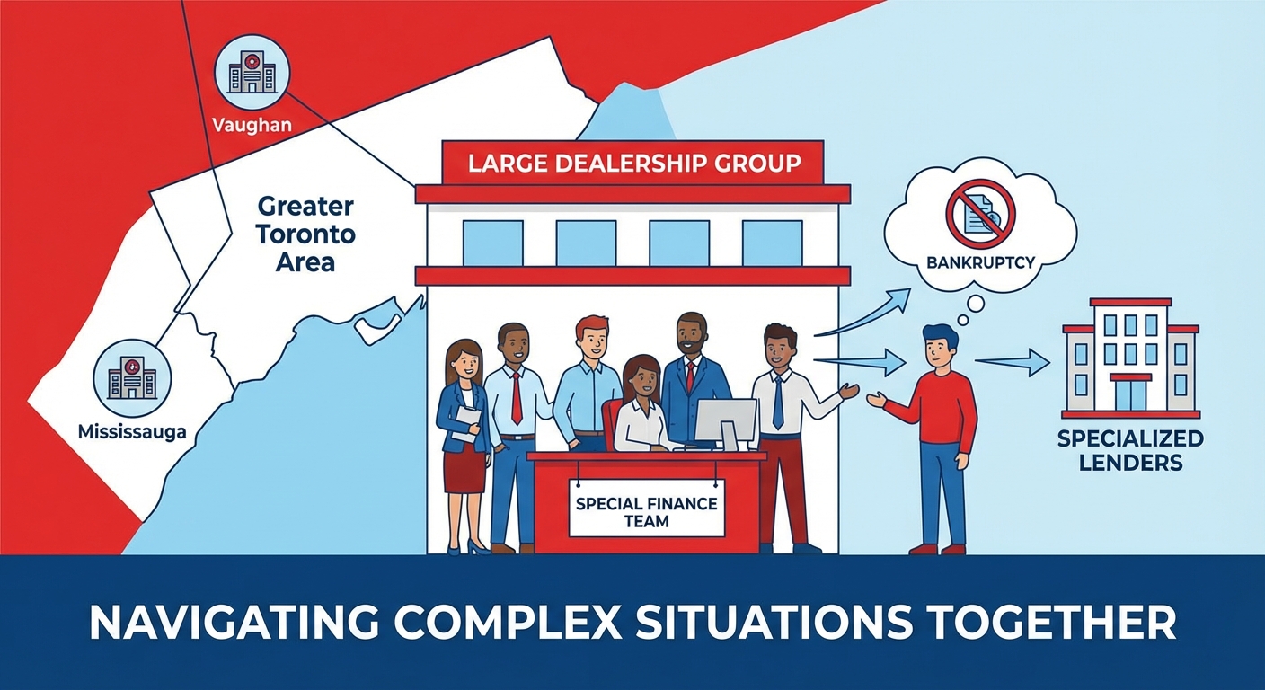 car loan during active bankruptcy Ontario illustration