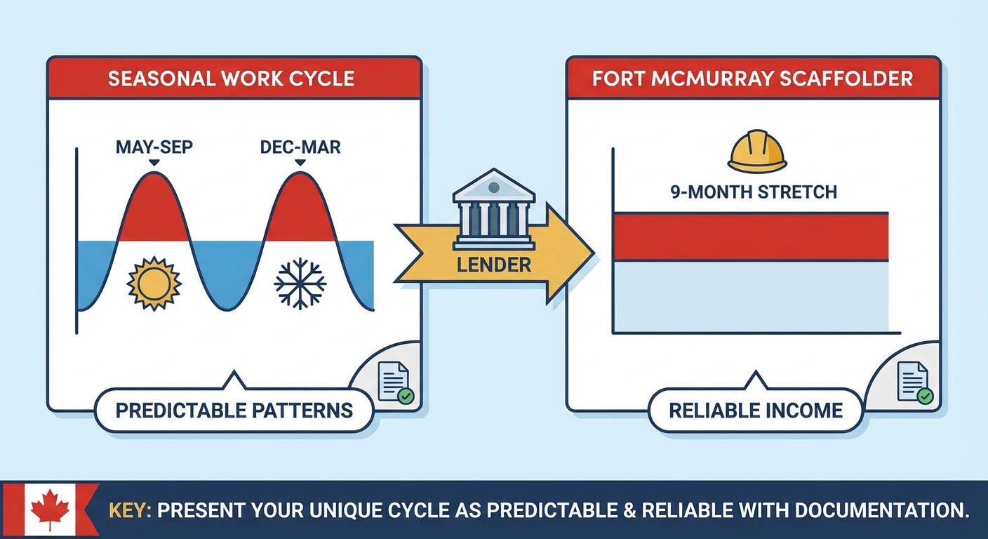 can I get a car loan with seasonal employment income illustration